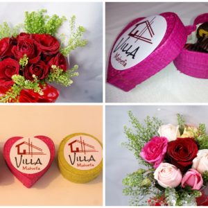(7) Roses & Boîte de Chocolat