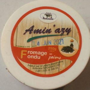 Fromage fondu au Poivre - Amin'azy - 250gr