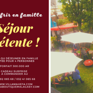 Séjour détente en famille