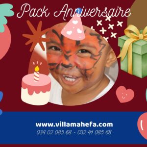 PACK ANNIVERSAIRE ENFANTS - 6 PERS.